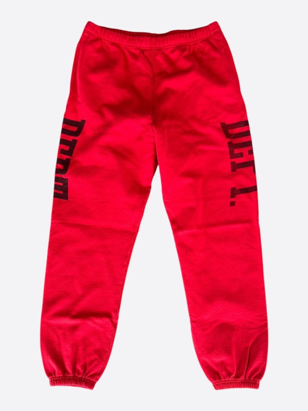 Gallery Dept Red & Black Dept Gym Sweatpants